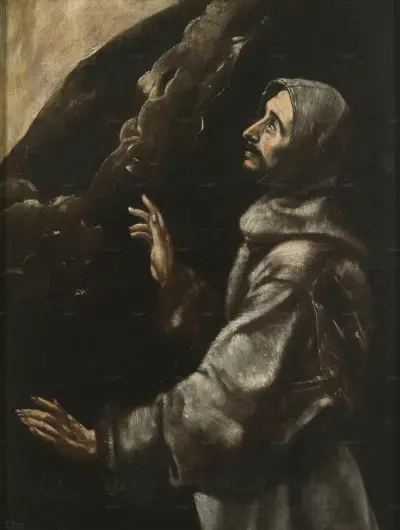 Saint Francis of Assisi in Ecstasy (1600) El Greco